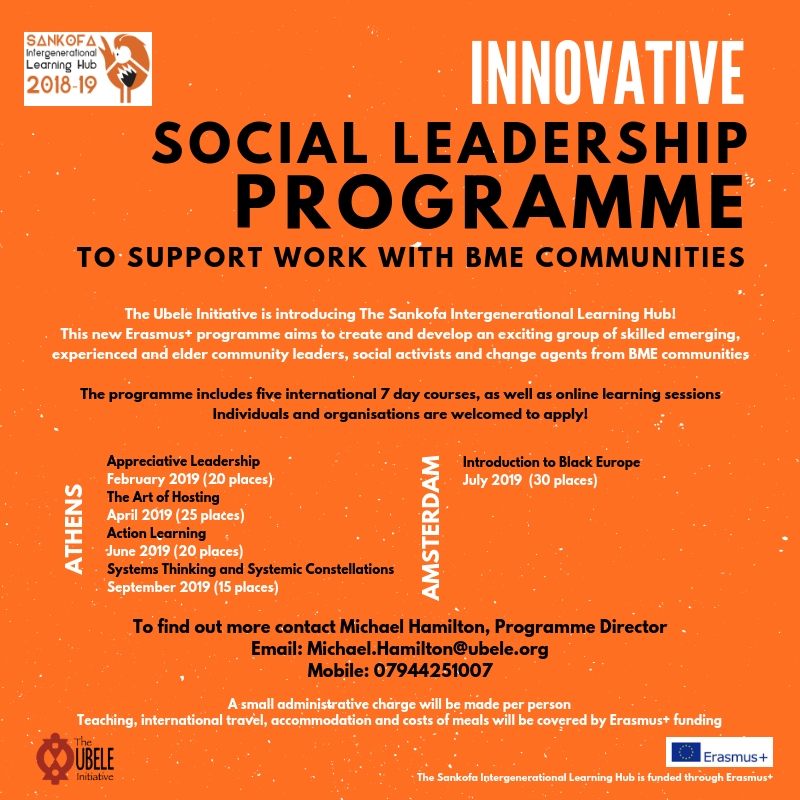 Click here to read more about the programme.