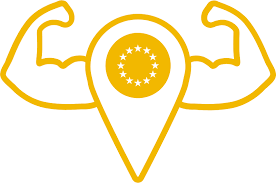 Working out for a Stronger Europe Hub logo
