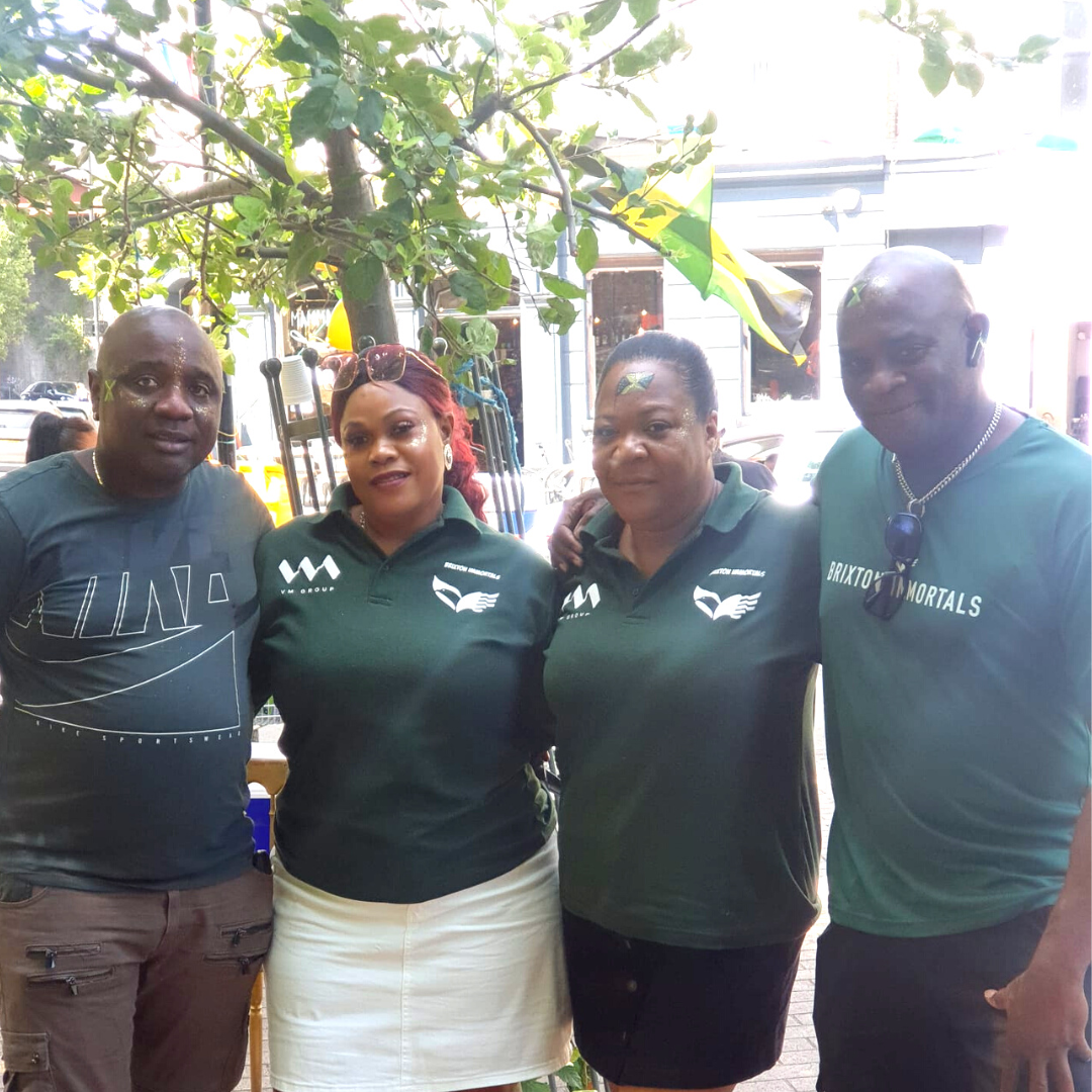 (Photograph of Brixton Dominoes Club members, A Family Fun Day/Jamaica 60 Celebration)